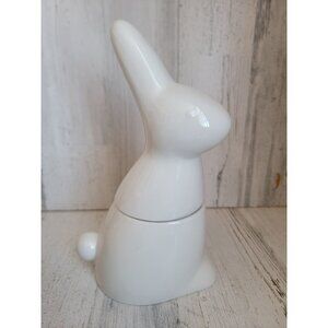 Easter bunny Candy Jar white home decor spring